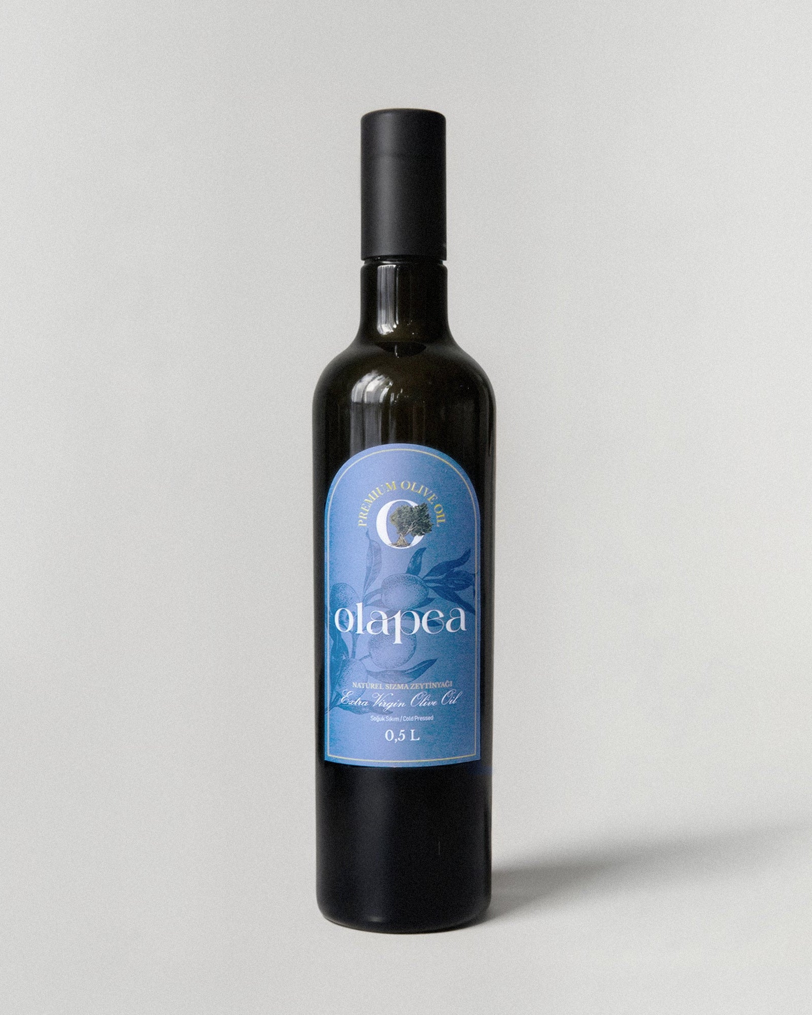 Olapea Ayvalık (Edremit) Erken Hasat Soğuk Sıkım Zeytinyağı (500ml).