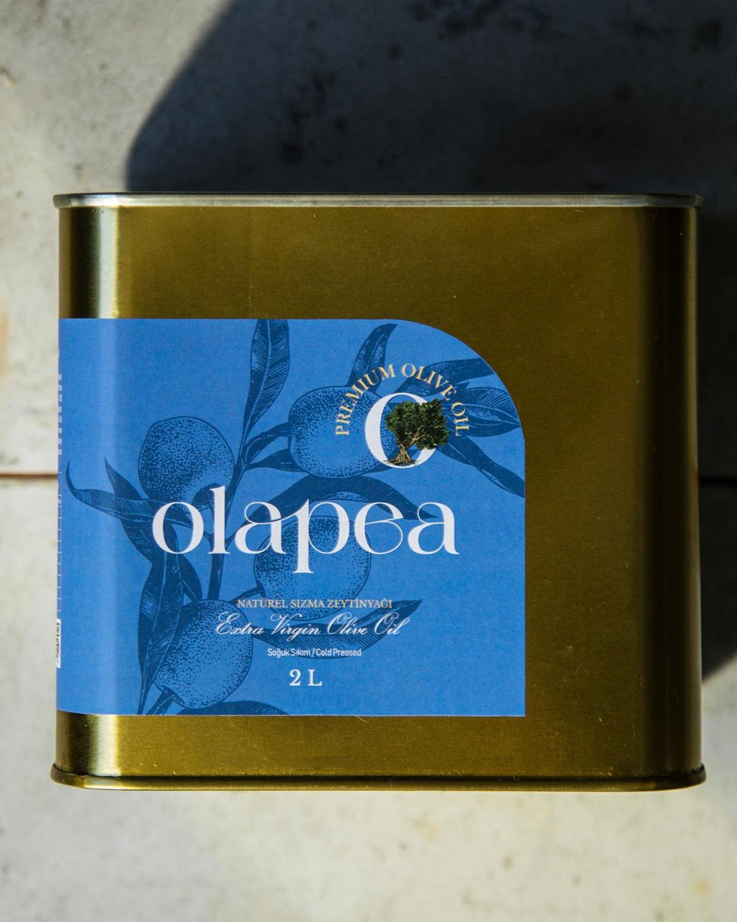 Olapea Ayvalık (Edremit) Erken Hasat Soğuk Sıkım Zeytinyağı 2 Litre.