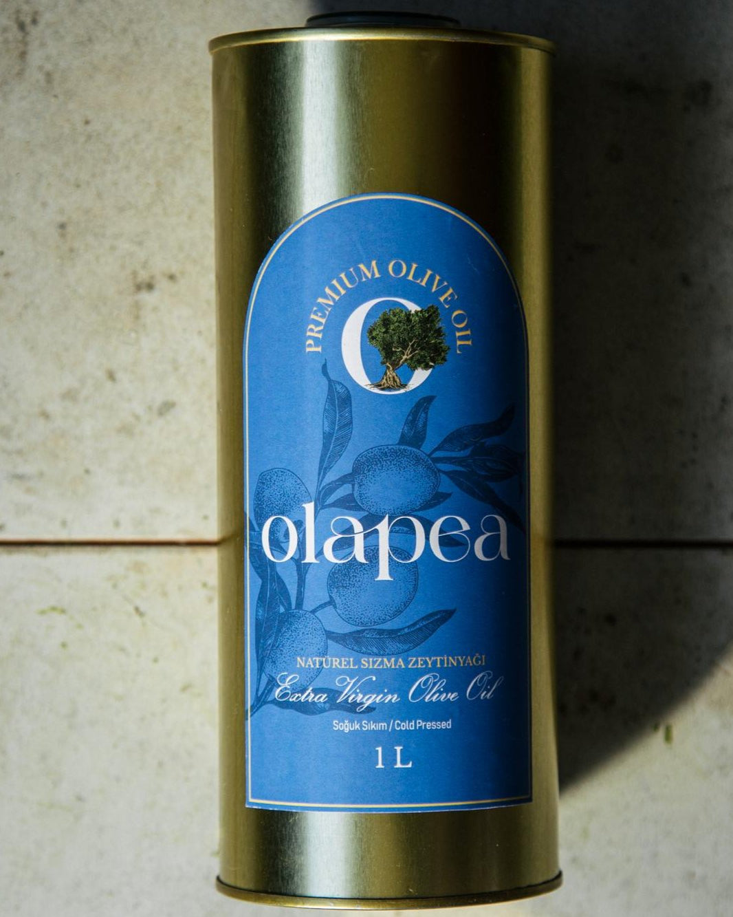 Olapea Ayvalık (Edremit) Erken Hasat Soğuk Sıkım Zeytinyağı 1 Litre.