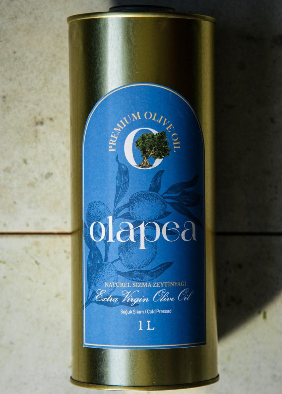 Olapea Ayvalık (Edremit) Erken Hasat Soğuk Sıkım Zeytinyağı 1 Litre.