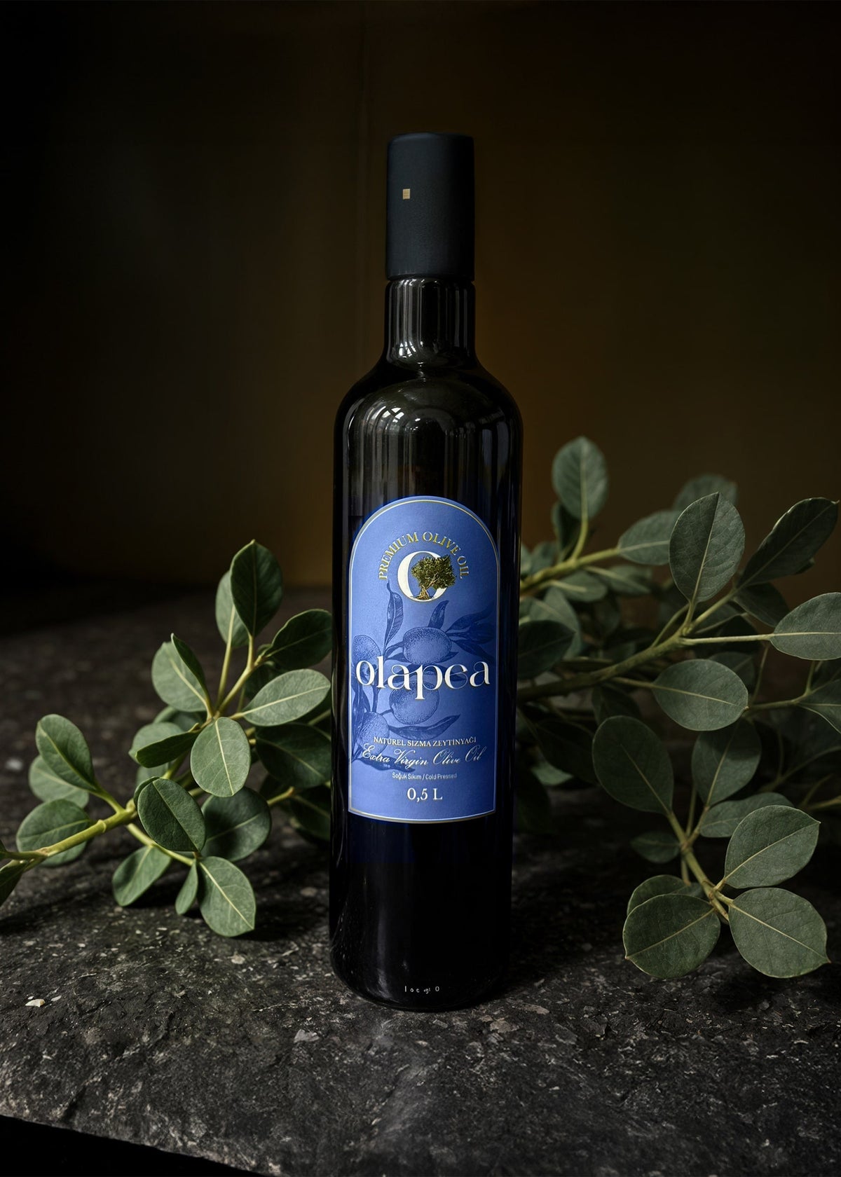 Olapea Ayvalık (Edremit) Erken Hasat Soğuk Sıkım Zeytinyağı (500ml).